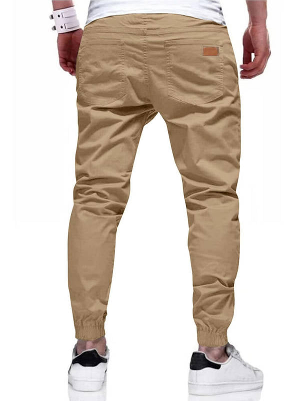 Pantaloni Jogger da Uomo in Cotone con Coulisse — foto 4