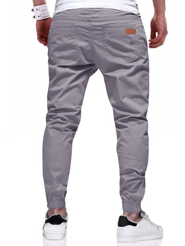 Pantaloni Jogger da Uomo in Cotone con Coulisse — foto 6