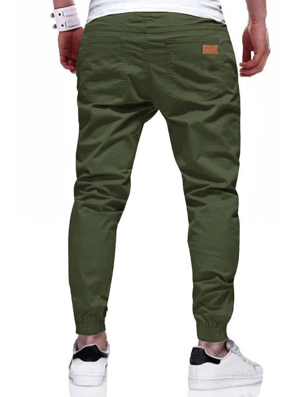 Pantaloni Jogger da Uomo in Cotone con Coulisse — foto 8