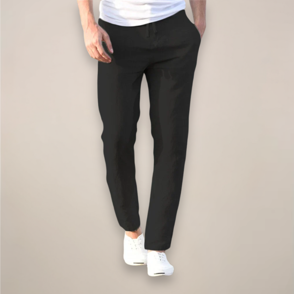 Pantaloni Leggeri da Uomo con Gamba Affusolata — foto 3