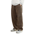 Pantaloni in Velluto a Coste da Uomo Gamba Larga