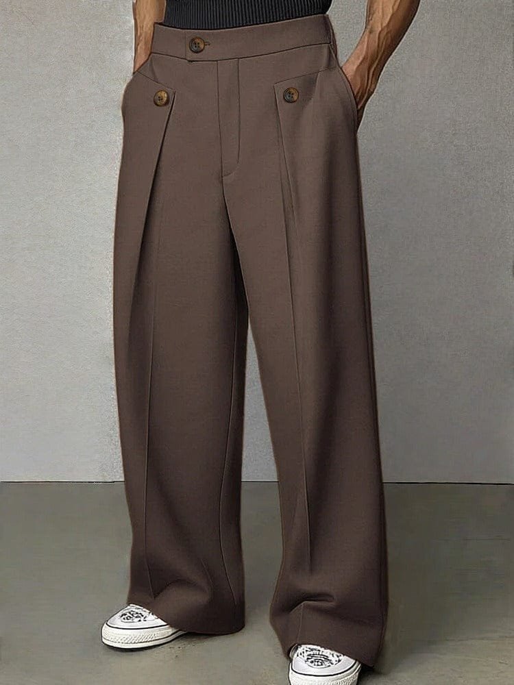 Pantaloni Wide Leg da Uomo con Pinces — foto 6