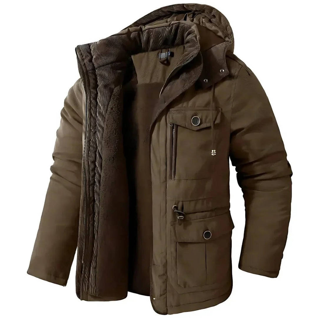 Parka Imbottito da Uomo con Cappuccio Antivento — foto 14