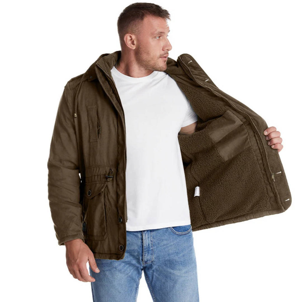 Parka Imbottito da Uomo con Cappuccio Antivento — foto 15