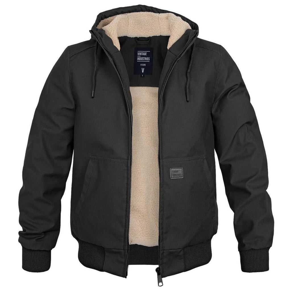 Parka Invernale da Uomo con Cappuccio Staccabile