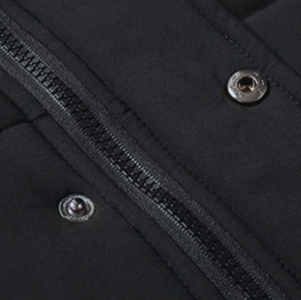 Parka Termico da Uomo con Cappuccio in Eco Pelliccia — foto 10