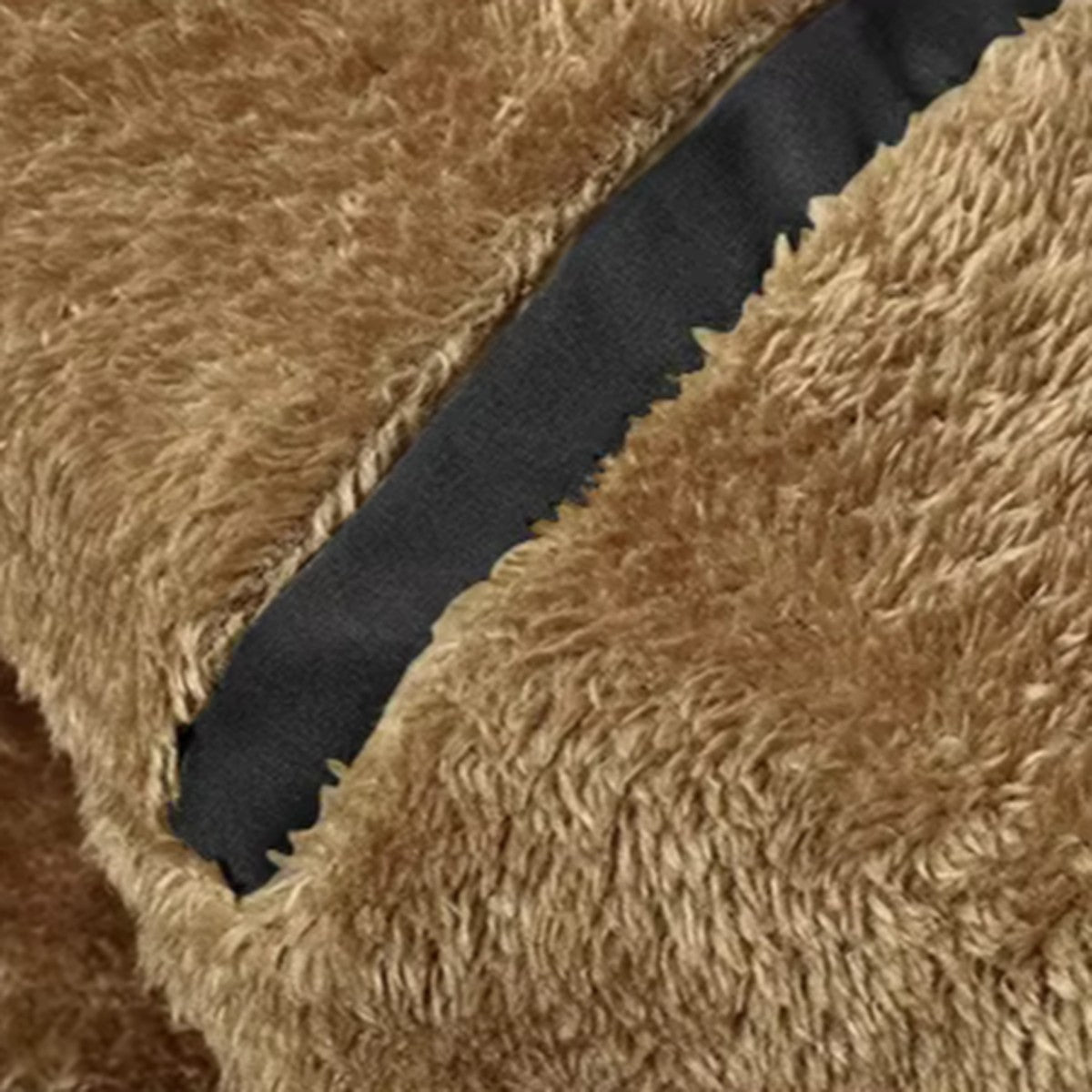 Parka Termico da Uomo con Cappuccio in Eco Pelliccia — foto 11