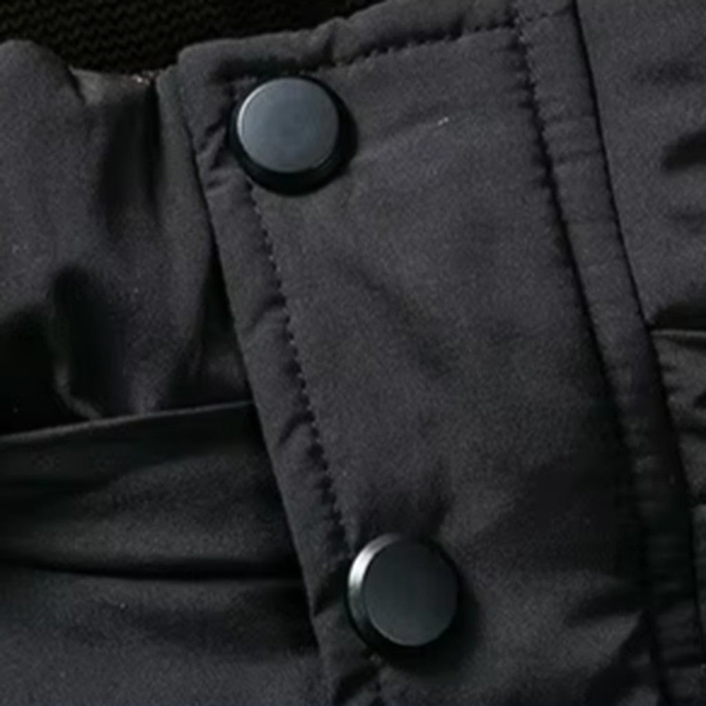 Parka Termico da Uomo con Cappuccio in Eco Pelliccia — foto 8