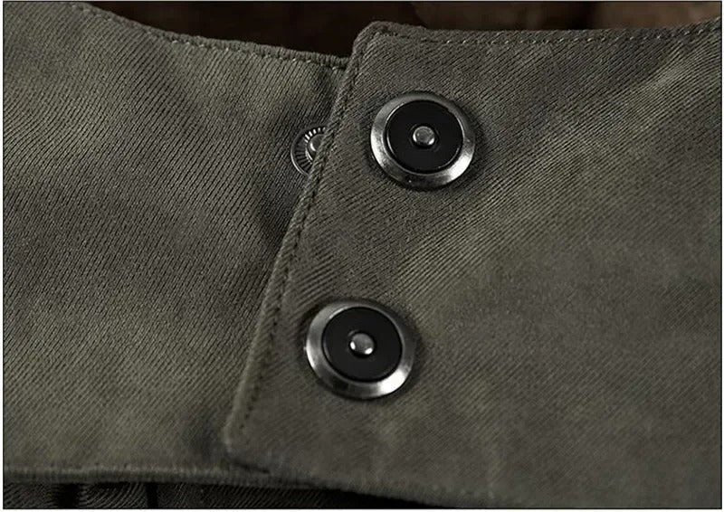 Parka da Uomo con Cappuccio Bordato in Pelo — foto 10