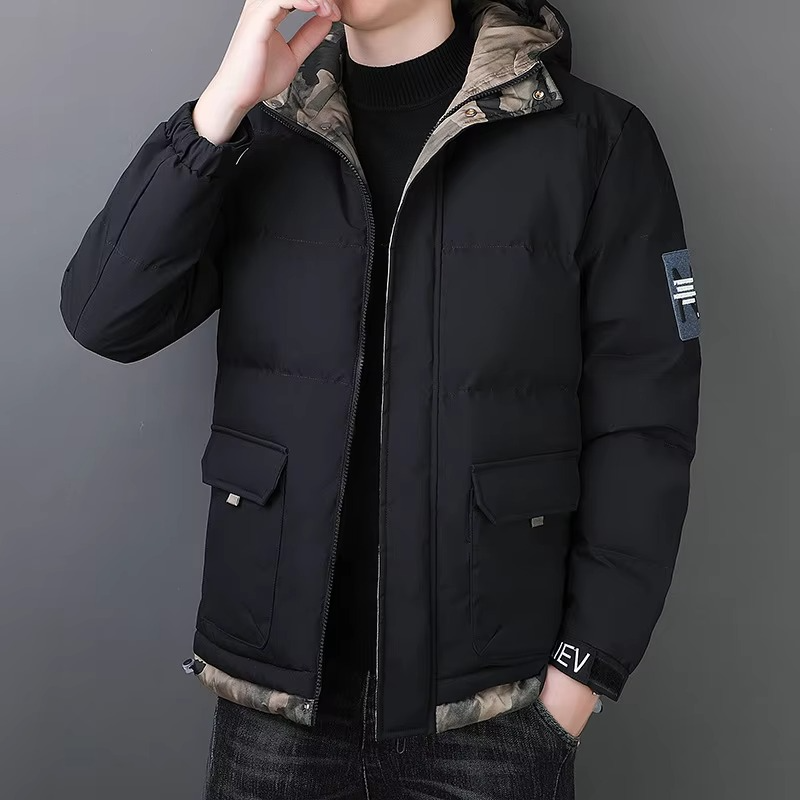 Parka da Uomo con Cappuccio e Tasche Multiple — foto 3