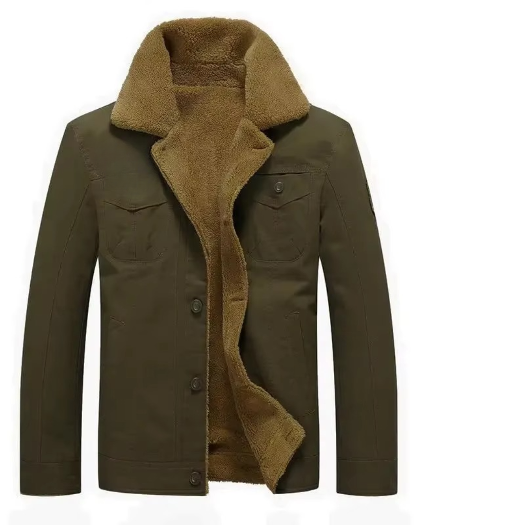 Parka da Uomo in Cotone Trapuntato Stile Militare — foto 3