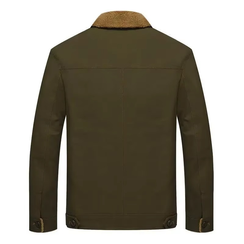 Parka da Uomo in Cotone Trapuntato Stile Militare — foto 4