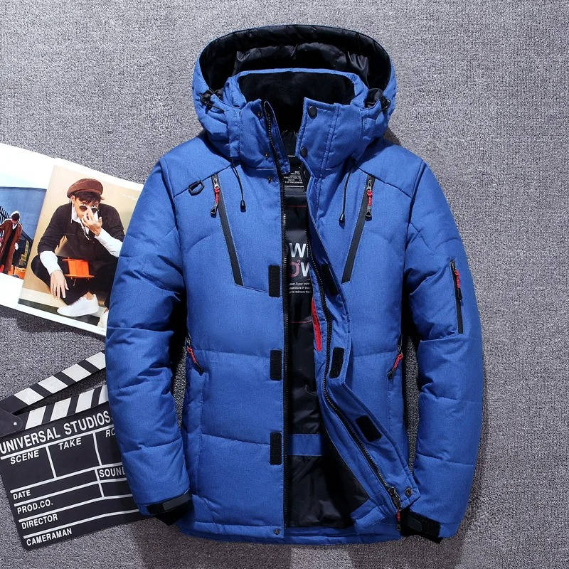 Parka da Uomo Impermeabile in Piuma d'Anatra