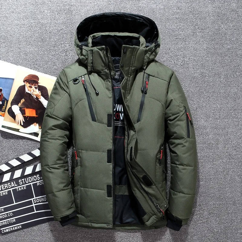 Parka da Uomo Impermeabile in Piuma d'Anatra — foto 4