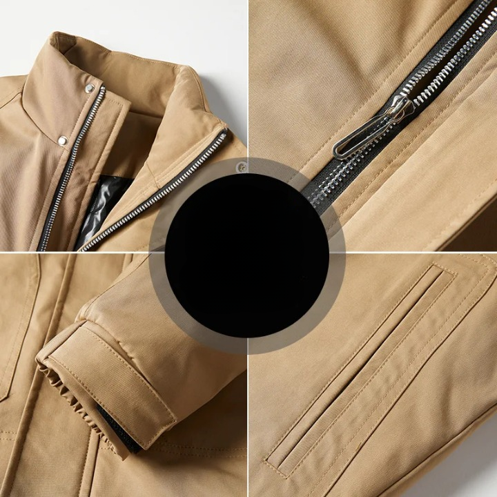 Piumino Lungo da Uomo Imbottito con Tasche — foto 5