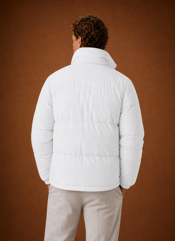 Piumino Oversize da Uomo Trapuntato Invernale — foto 11