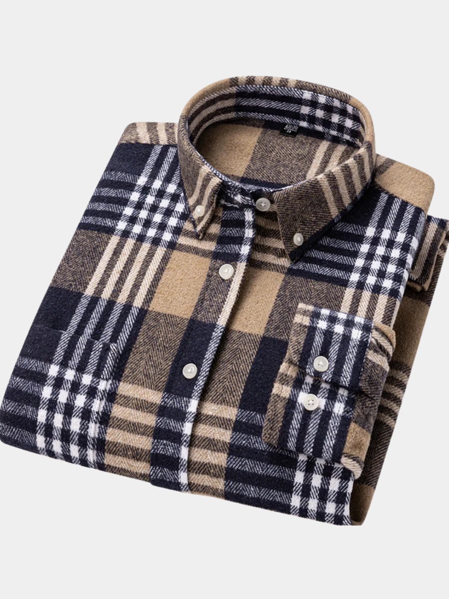 Camicia a Quadri da Uomo Casual