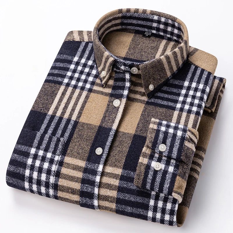 Camicia a Quadri da Uomo Casual — foto 2