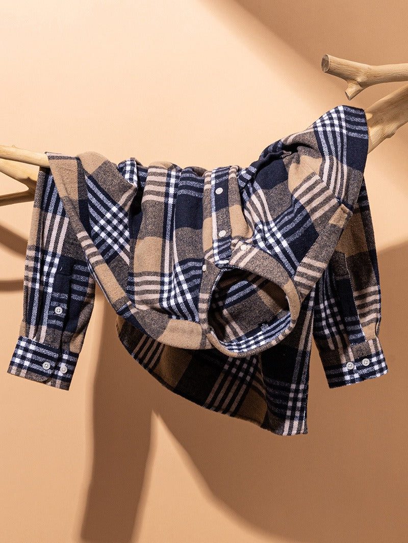 Camicia a Quadri da Uomo Casual — foto 8