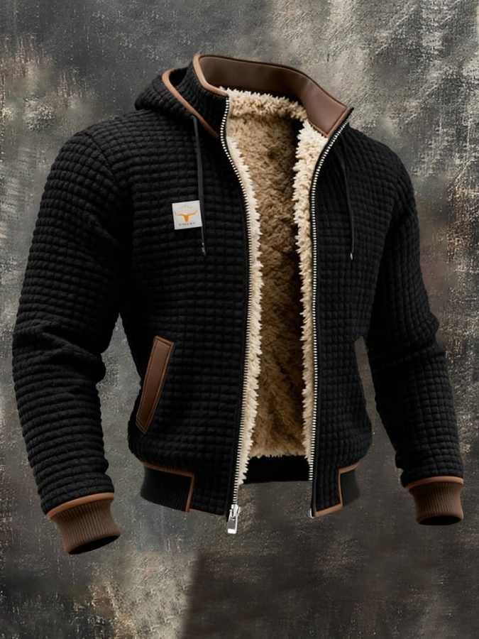 Giacca Trapuntata da Uomo con Fodera Sherpa — foto 2