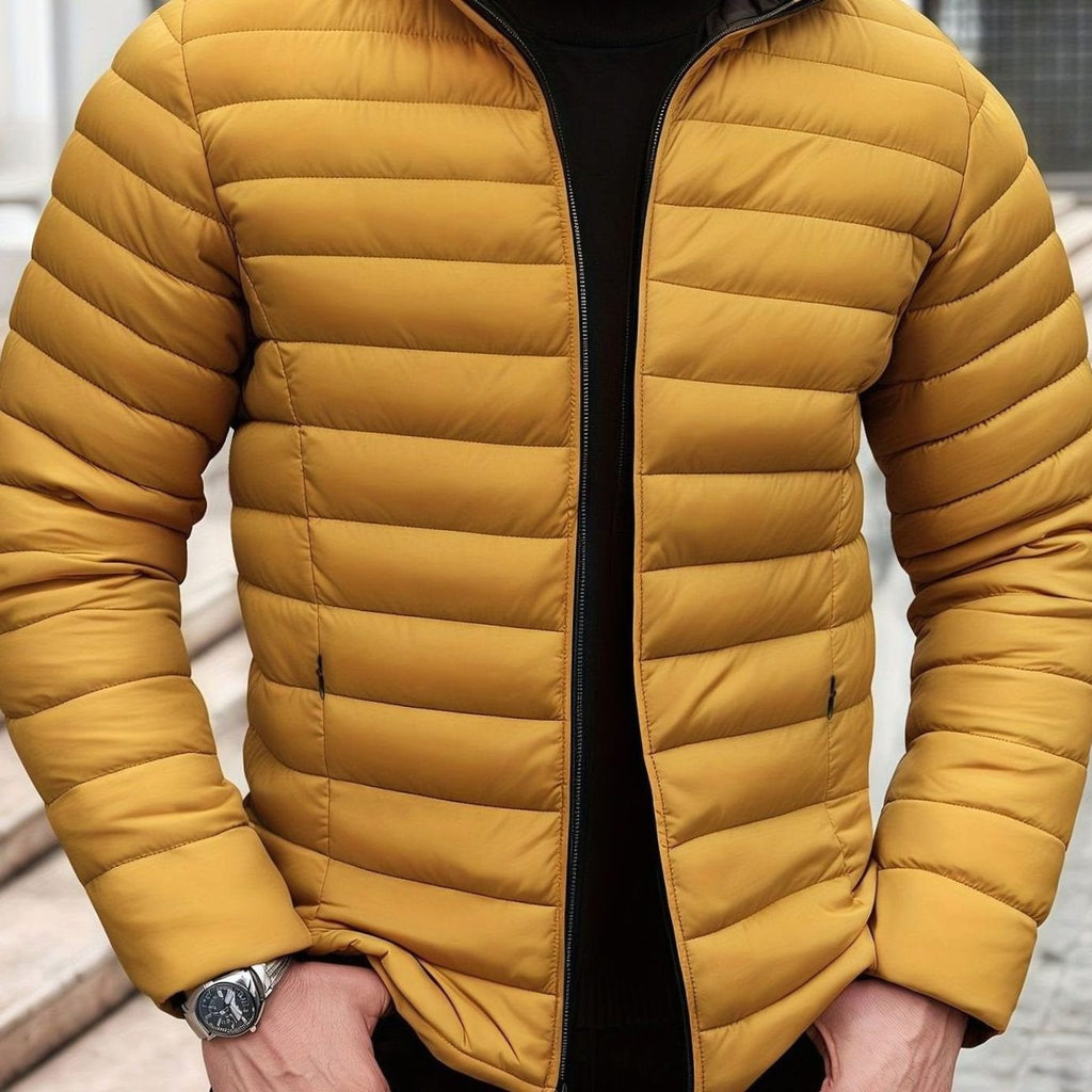 Piumino Trapuntato da Uomo con Zip Intera