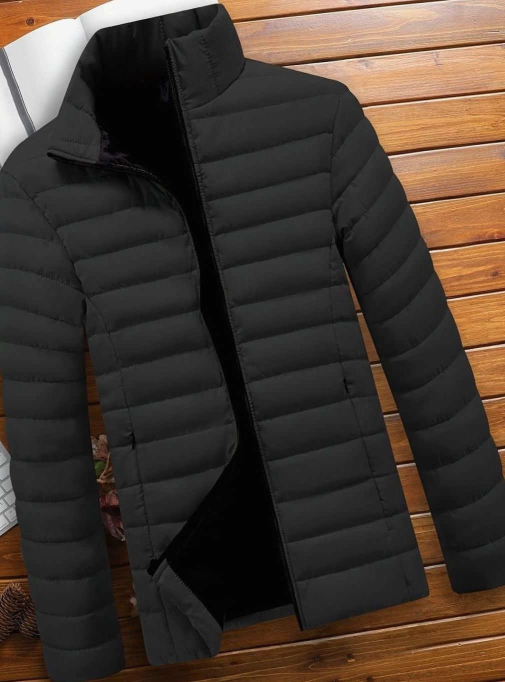 Piumino Trapuntato da Uomo con Zip Intera — foto 12