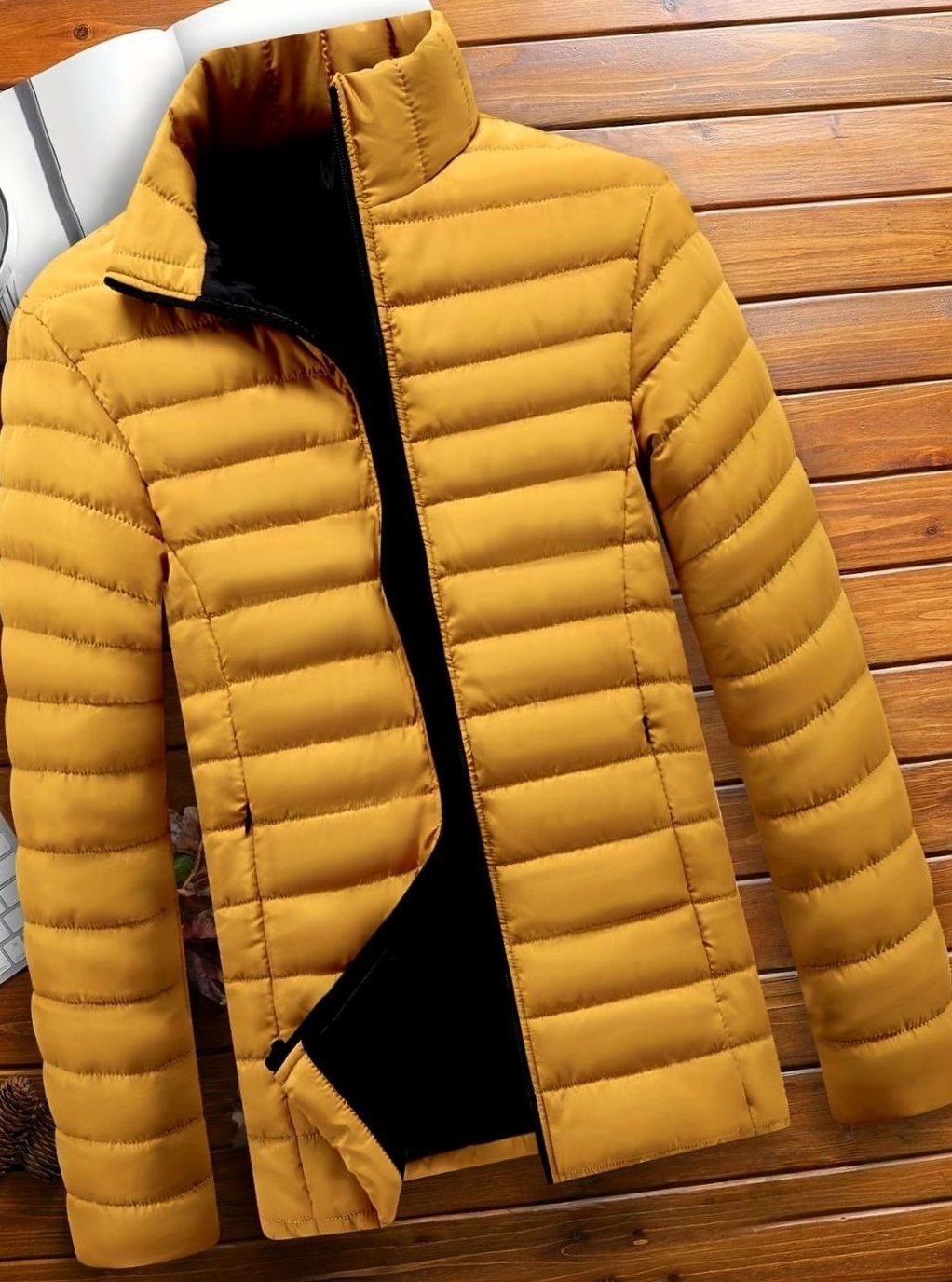 Piumino Trapuntato da Uomo con Zip Intera — foto 2