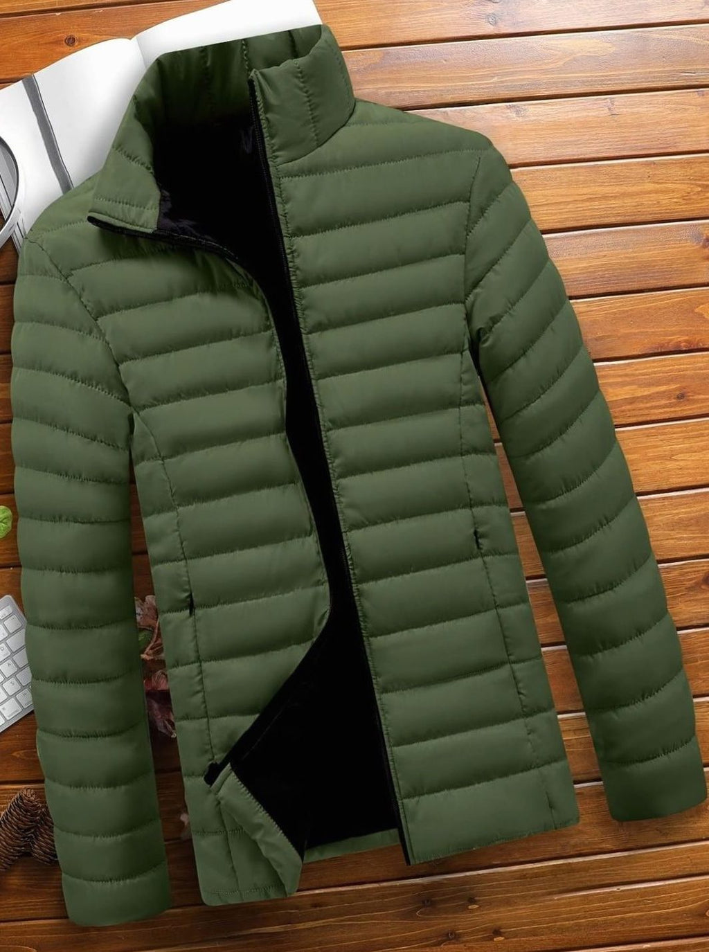 Piumino Trapuntato da Uomo con Zip Intera — foto 22