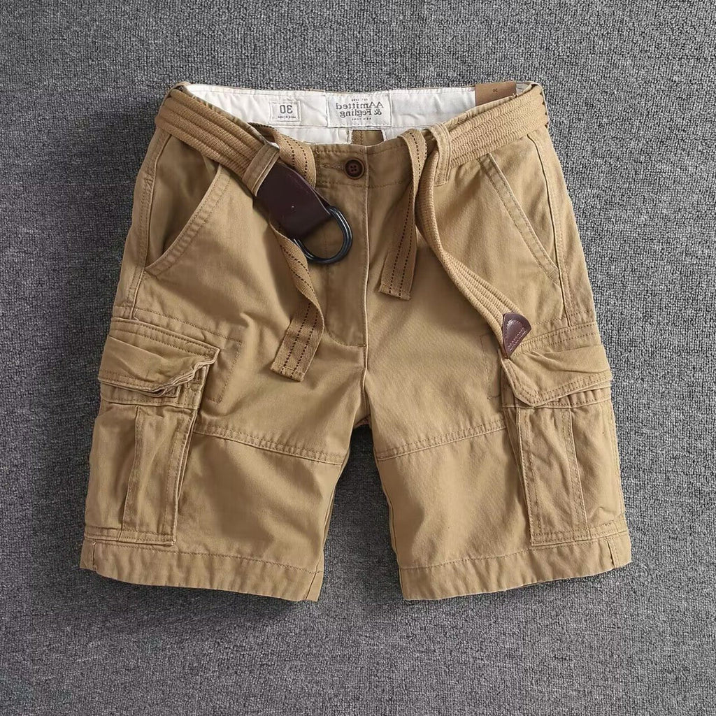 Pantaloncini Cargo da Uomo con Cintura Inclusa — foto 2