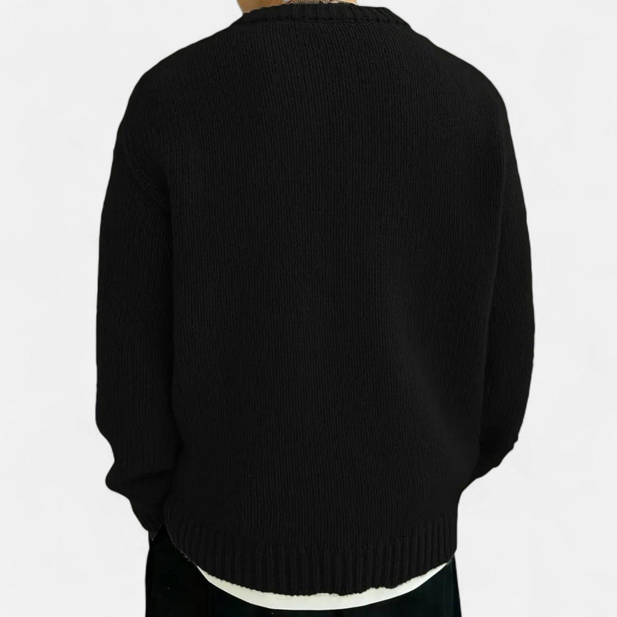 Pullover Girocollo da Uomo a Coste — foto 10
