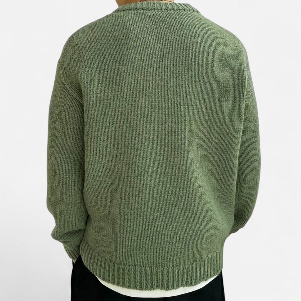 Pullover Girocollo da Uomo a Coste — foto 8