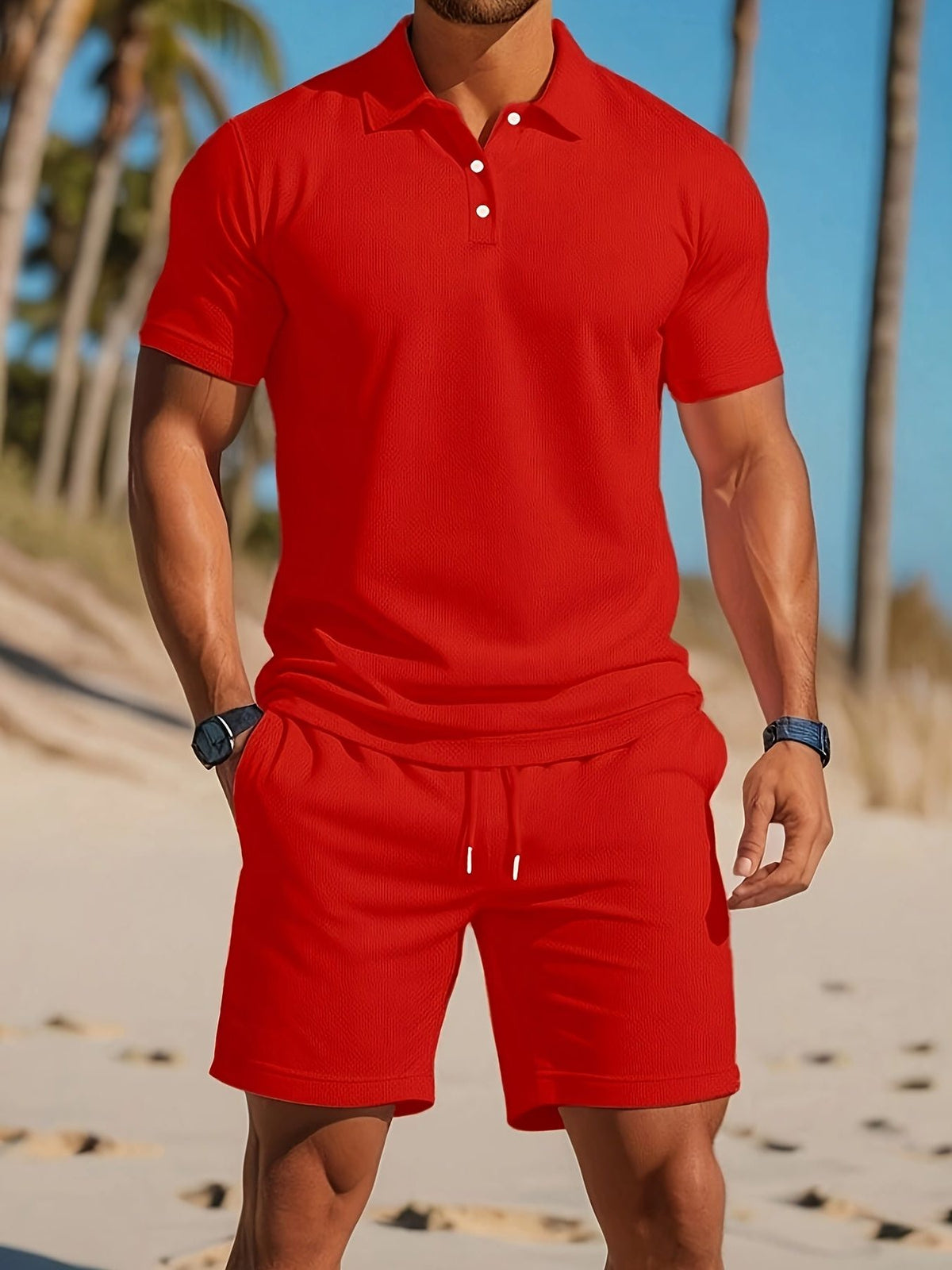 Completo Polo e Bermuda da Uomo a Coste — foto 7