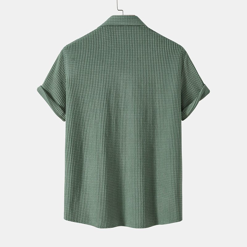 Set Camicia e Pantaloncini da Uomo a Coste — foto 6