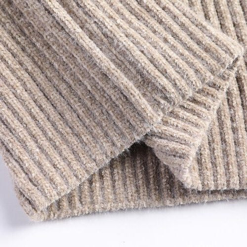 Maglione Dolcevita da Uomo Costine Verticali — foto 11