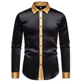 Camicia Raso da Uomo Collo a Contrasto