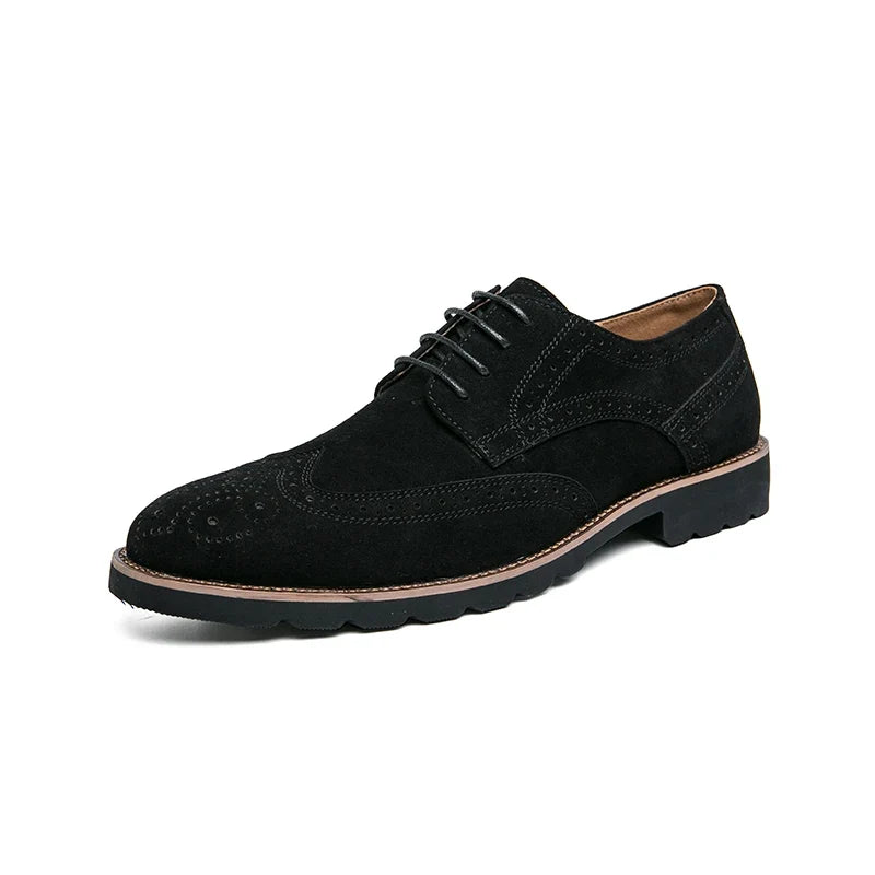 Scarpe Brogue da Uomo in Pelle Traforate — foto 7