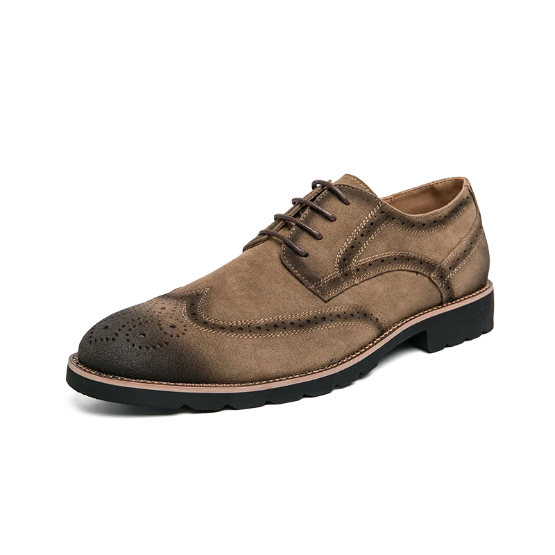 Scarpe Brogue da Uomo in Pelle Traforate — foto 8