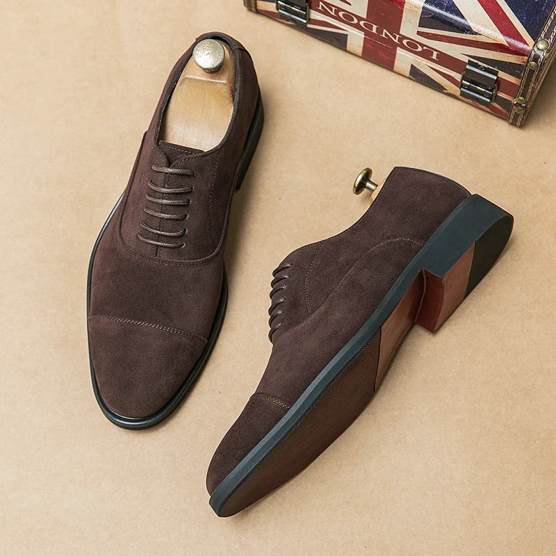Scarpe Derby da Uomo in Camoscio Morbido — foto 12