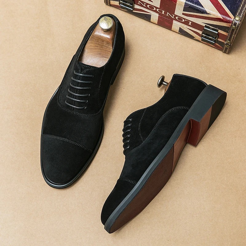 Scarpe Derby da Uomo in Camoscio Morbido — foto 13
