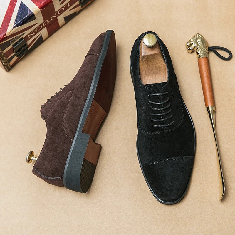 Scarpe Derby da Uomo in Camoscio Morbido — foto 14