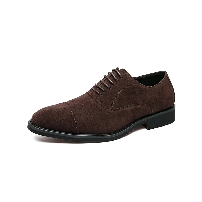 Scarpe Derby da Uomo in Camoscio Morbido — foto 3
