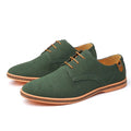 Scarpe Derby da Uomo Effetto Camoscio