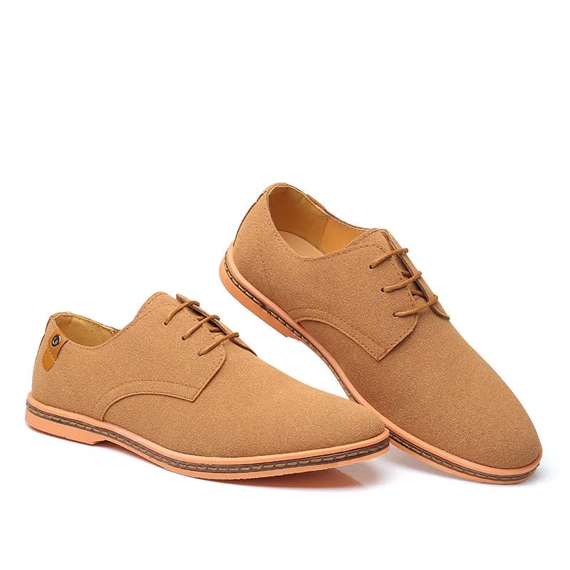 Scarpe Derby da Uomo Effetto Camoscio — foto 2