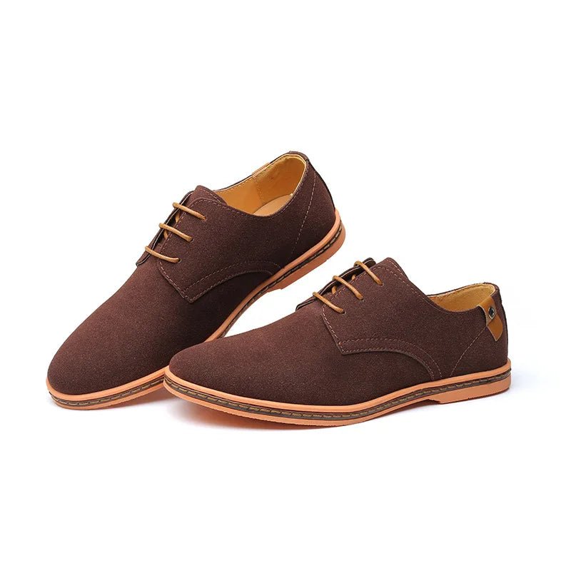 Scarpe Derby da Uomo Effetto Camoscio — foto 3