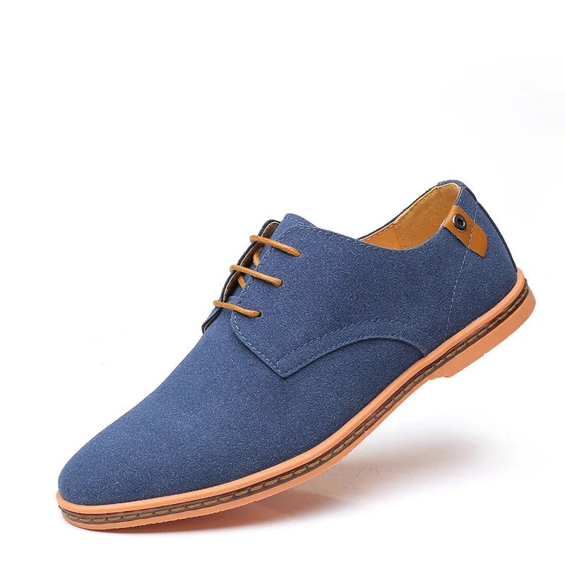 Scarpe Derby da Uomo Effetto Camoscio — foto 4