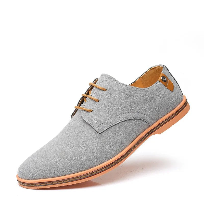 Scarpe Derby da Uomo Effetto Camoscio — foto 7