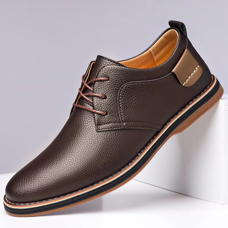 Scarpe Derby da Uomo in Pelle Casual
