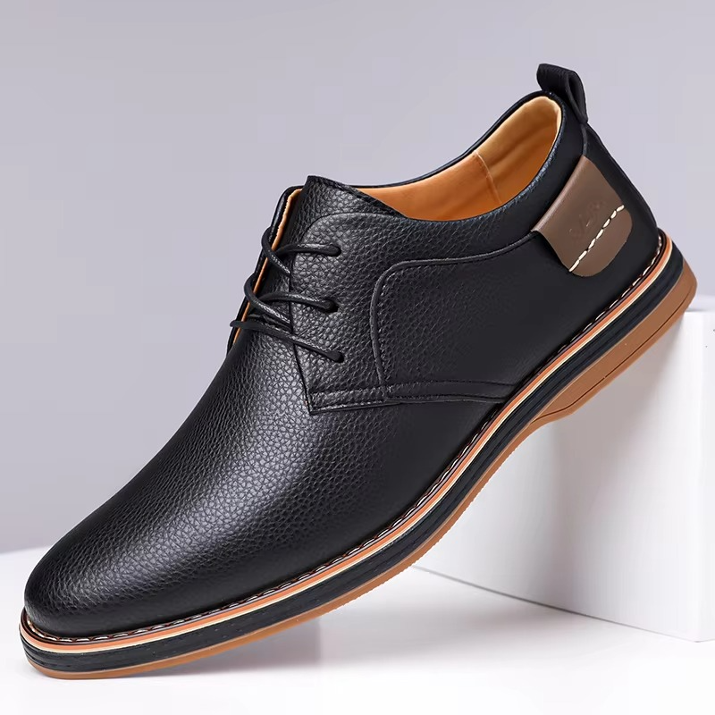 Scarpe Derby da Uomo in Pelle Casual — foto 2