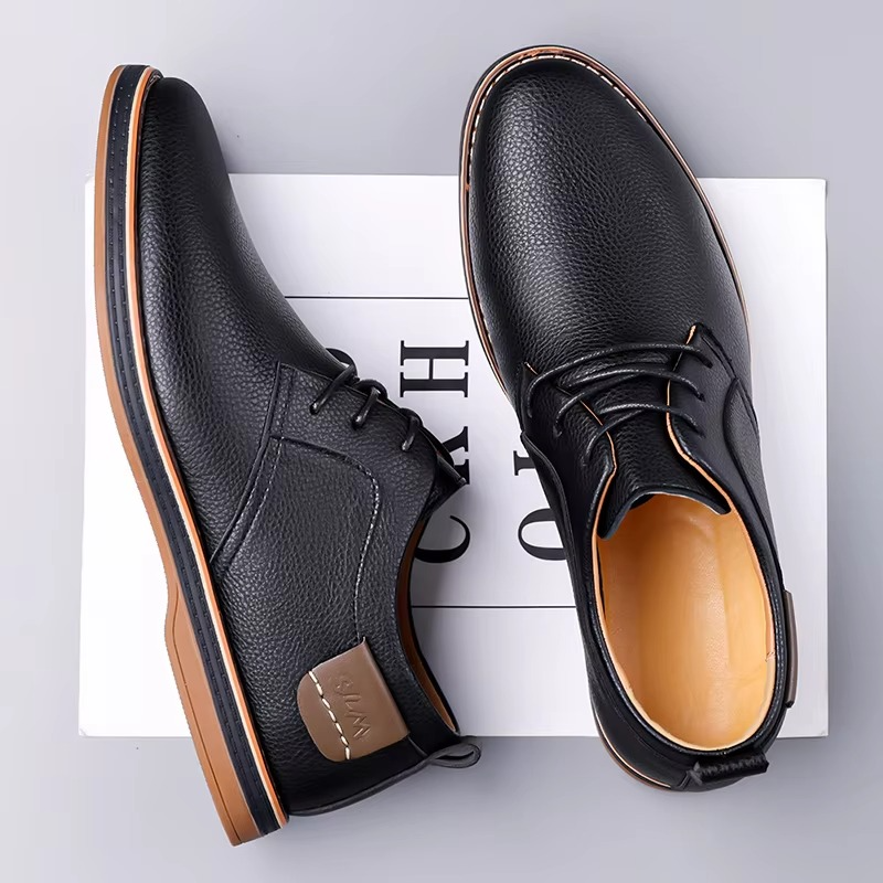Scarpe Derby da Uomo in Pelle Casual — foto 3