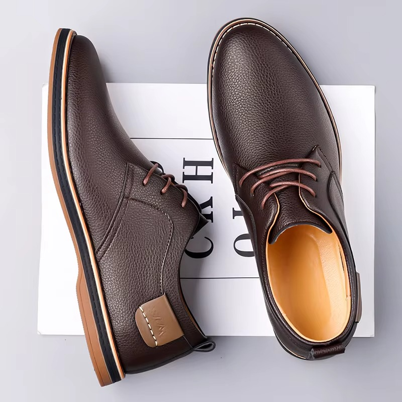 Scarpe Derby da Uomo in Pelle Casual — foto 4